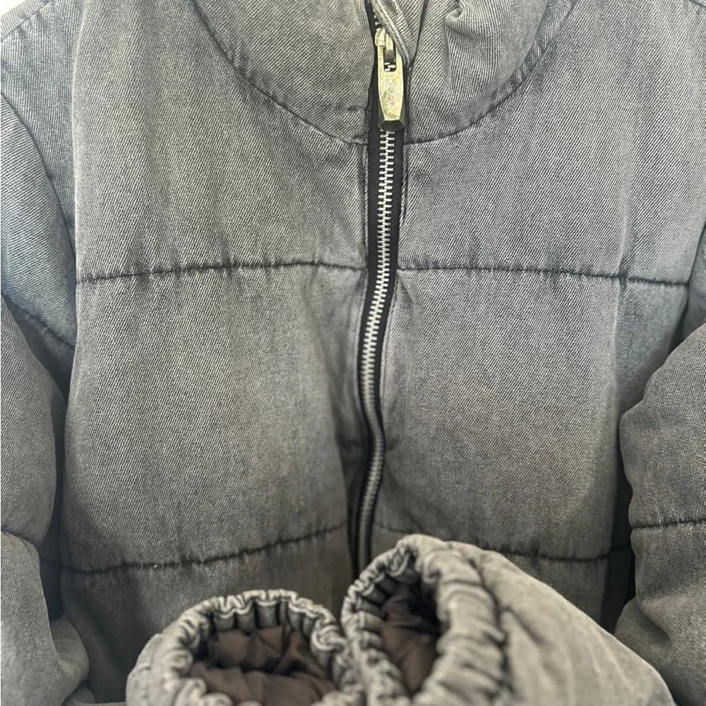 Marc New York Dark Gray Puffer Jacket - Picture 6 of 7